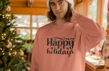 Load image into Gallery viewer, Happy holidays Unisex Premium Sweatshirt
