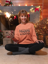 Load image into Gallery viewer, Happy holidays Unisex Premium Sweatshirt
