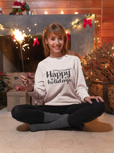 Load image into Gallery viewer, Happy holidays Unisex Premium Sweatshirt
