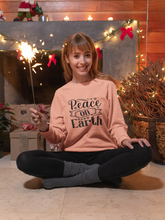 Load image into Gallery viewer, Peace on earth Unisex Premium Sweatshirt
