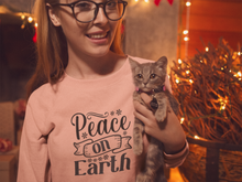 Load image into Gallery viewer, Peace on earth Unisex Premium Sweatshirt
