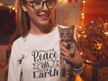 Load image into Gallery viewer, Peace on earth Unisex Premium Sweatshirt
