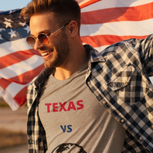 Load image into Gallery viewer, TEXAS Versus the Globe Unisex t-shirt
