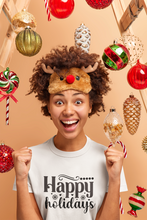 Load image into Gallery viewer, Happy holidays Short-Sleeve Unisex T-Shirt

