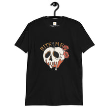 Load image into Gallery viewer, Bite Me Skeleton Short-Sleeve Unisex T-Shirt
