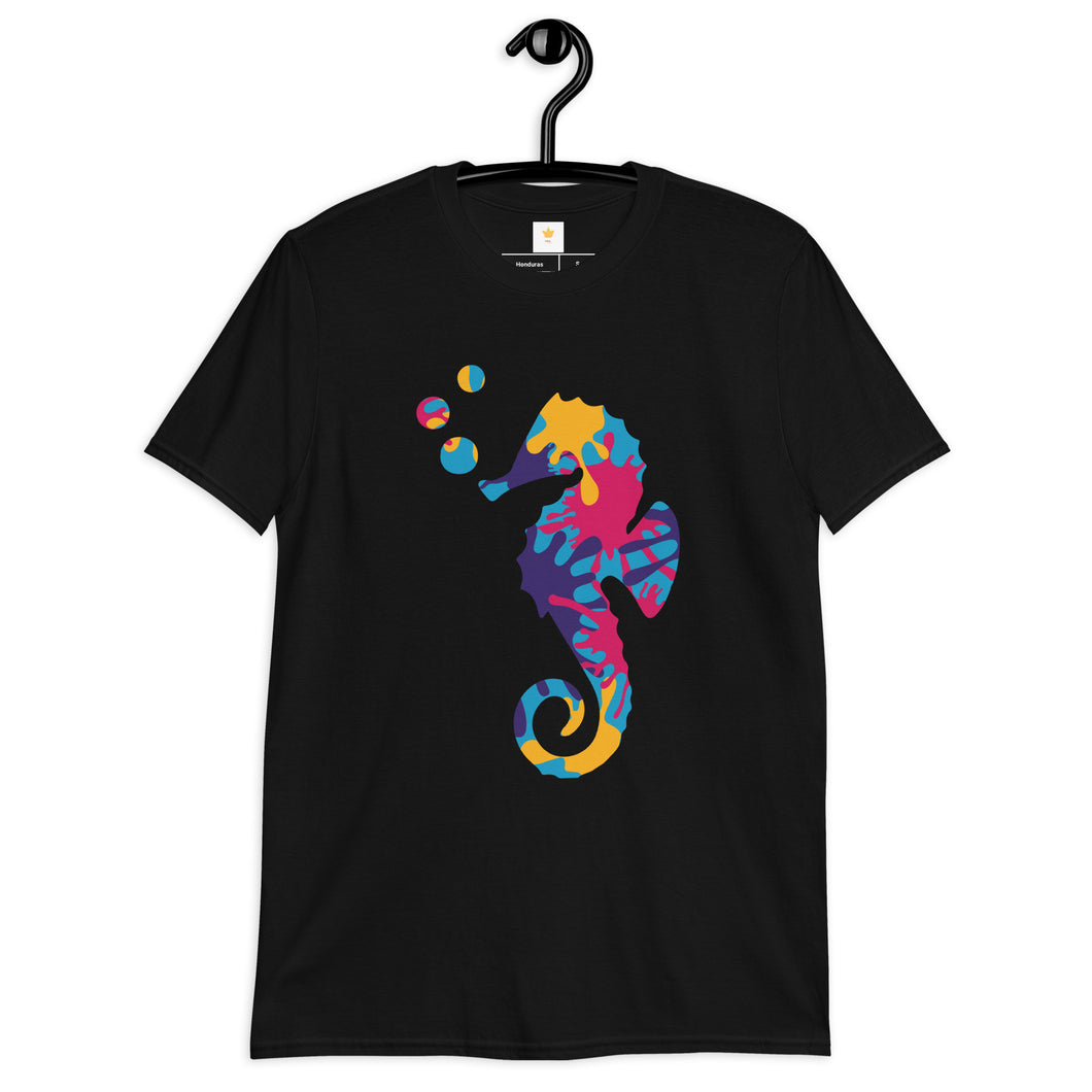 Hawaiian Tiedye seahorse Short-Sleeve Unisex T-Shirt