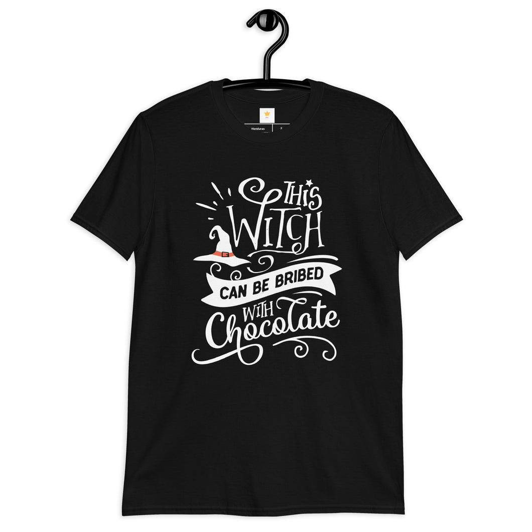 This witch can be bribed Short-Sleeve Unisex T-Shirt