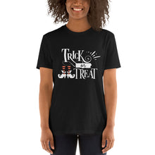 Load image into Gallery viewer, Trick or treat Short-Sleeve Unisex T-Shirt
