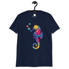 Load image into Gallery viewer, Hawaiian Tiedye seahorse Short-Sleeve Unisex T-Shirt

