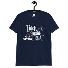 Load image into Gallery viewer, Trick or treat Short-Sleeve Unisex T-Shirt

