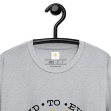 Load image into Gallery viewer, Bee kind to everyone black and yellow Short-Sleeve Unisex T-Shirt
