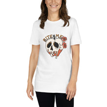 Load image into Gallery viewer, Bite Me Skeleton Short-Sleeve Unisex T-Shirt
