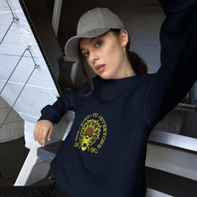 Load image into Gallery viewer, Bee kind to everyone yellow Unisex Sweatshirt
