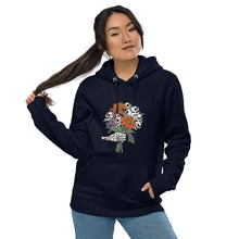 Load image into Gallery viewer, Skeleton Halloween Flowers Unisex essential eco hoodie
