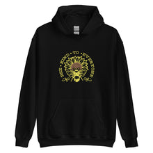 Load image into Gallery viewer, Bee kind to everyone yellow Unisex Hoodie
