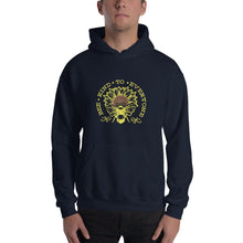 Load image into Gallery viewer, Bee kind to everyone yellow Unisex Hoodie
