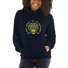 Load image into Gallery viewer, Bee kind to everyone yellow Unisex Hoodie
