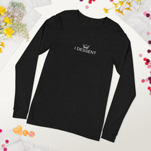 Load image into Gallery viewer, I Dissent Unisex Long Sleeve Tee - fallstores
