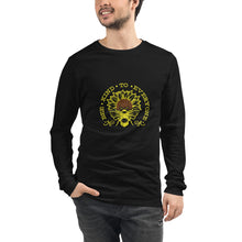 Load image into Gallery viewer, Bee kind to everyone yellow Unisex Long Sleeve Tee
