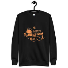 Load image into Gallery viewer, Happy Thanksgiving Unisex Premium Sweatshirt
