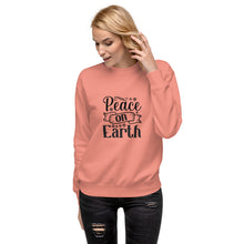 Load image into Gallery viewer, Peace on earth Unisex Premium Sweatshirt
