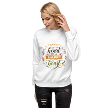 Load image into Gallery viewer, A thankful heart Unisex Premium Sweatshirt
