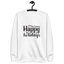 Load image into Gallery viewer, Happy holidays Unisex Premium Sweatshirt
