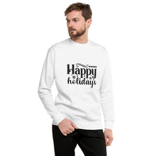 Load image into Gallery viewer, Happy holidays Unisex Premium Sweatshirt
