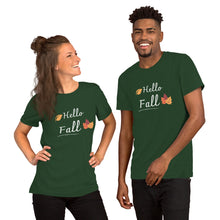 Load image into Gallery viewer, Hello Fall Unisex t-shirt - fallstores
