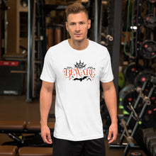 Load image into Gallery viewer, Beware Unisex t-shirt
