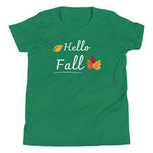 Load image into Gallery viewer, Hello Fall Youth Short Sleeve T-Shirt - fallstores
